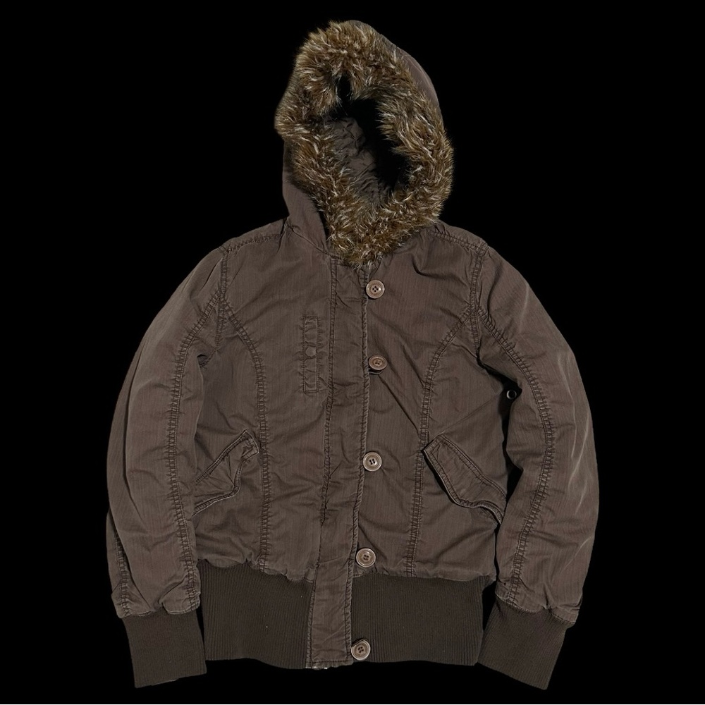 Calvin Klein Jeans Quilted Brown Jacket